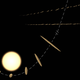 Illustration of stellar tidal disruption processes leading to the formation of interstellar objects.